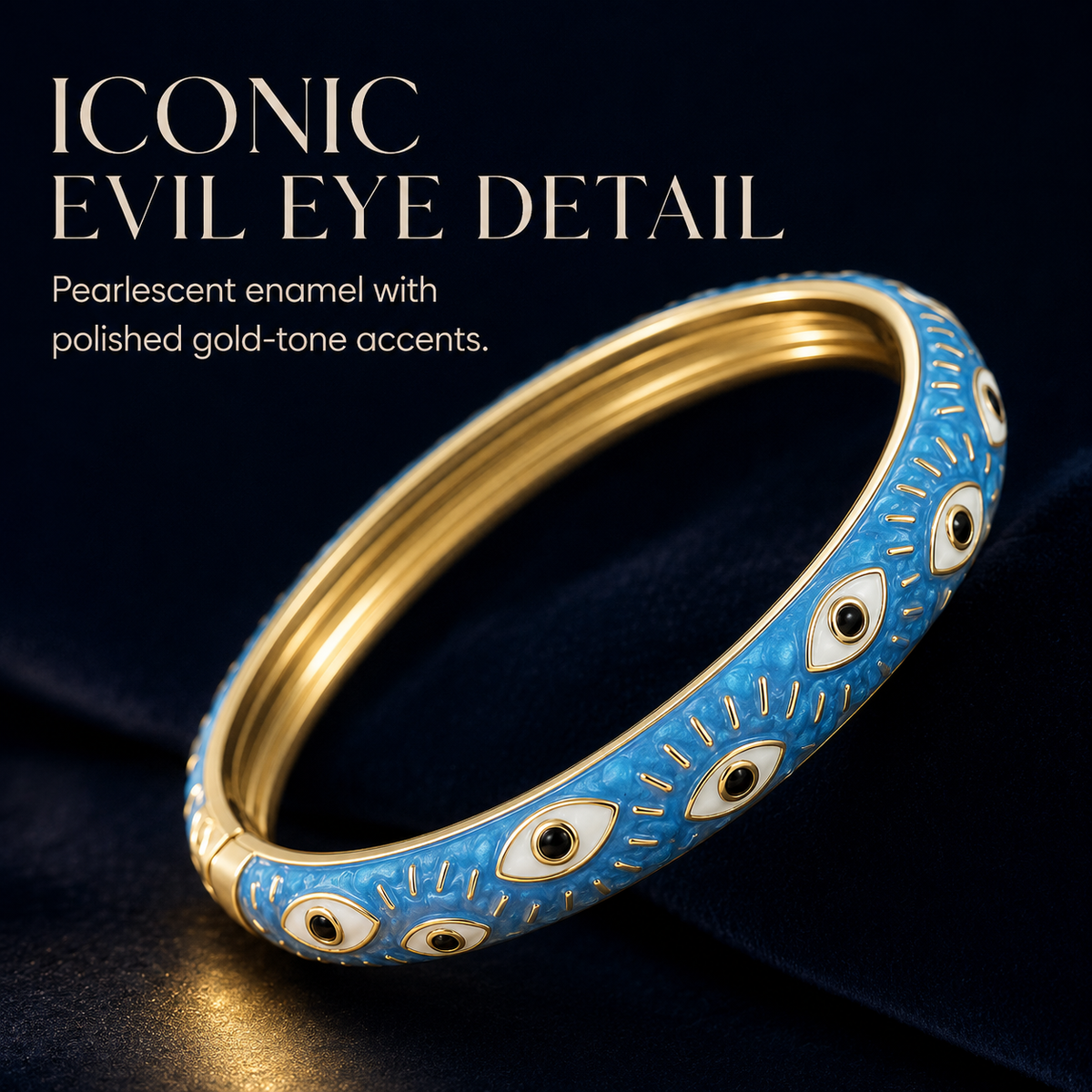 Thailan Bracelet, Light Luxury, Simple and Commuter-Friendly, Retro and Niche, Inlaid with Colorful Enamel, Hand-Painted, Exquisite Jewelry